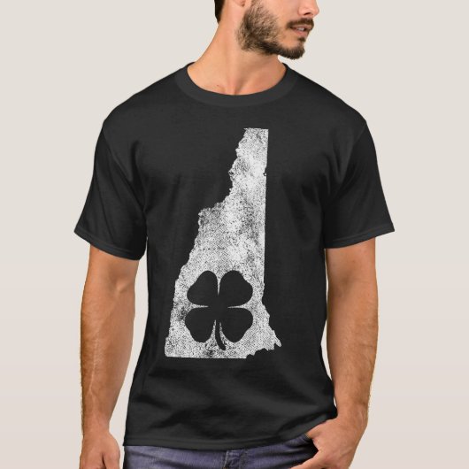 St. Patrick's Day Irish New Hampshire Shamrock Sai Tシャツ (正面)