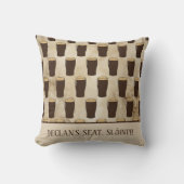 St Patricks Day Irish Stout Beer Drinker クッション (正面)