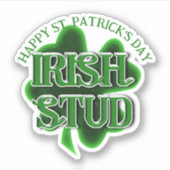 St. Patrick's Day Irish Stud シール (正面)