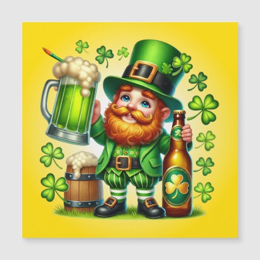 St. Patrick's Day Leprechaun Beer Design-65218 (正面)