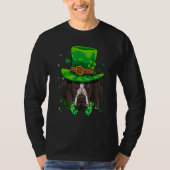 St Patrick's Day Leprechaun German Shorthaired Poi Tシャツ (正面)