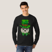 St Patrick's Day Leprechaun Otter Shamrock Otter I Tシャツ (正面フル)