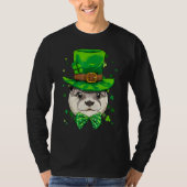 St Patrick's Day Leprechaun Otter Shamrock Otter I Tシャツ (正面)