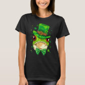 St Patrick's Day Leprechaun Toad Frog C Shamrock I Tシャツ (正面)