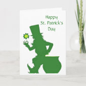 ST. PATRICK'S DAY, LEPRECHAUNS DANCE card カード (正面)
