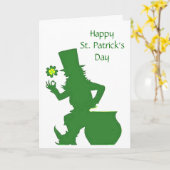 ST. PATRICK'S DAY, LEPRECHAUNS DANCE card カード (黄色い花)