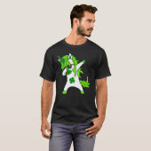 St Patricks Day Lepricorn Dabbing Unicorn Tシャツ (正面フル)