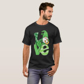 St Patrick's Day Love Gnomes Shamrock Horseshoe Ir Tシャツ (正面フル)