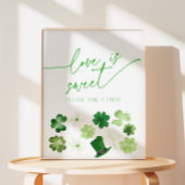 St. Patricks Day Love is Sweet Take a Treat Buffet 台座サイン