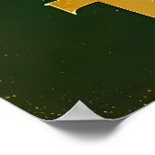 St. Patrick's Day Luck Of The Irish Clover Martini ポスター (角)