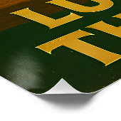 St. Patrick's Day Luck Of The Irish Clover Martini ポスター (コーナー)