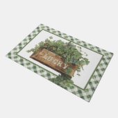  St Patrick's Day Lucky Clover ドアマット (アングル)