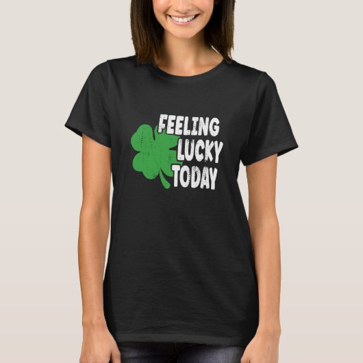 St Patrick's Day Lucky Day Tシャツ (正面)