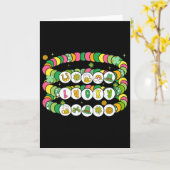 St. Patrick's Day Lucky Friendship Bracelet Girl W カード (黄色い花)