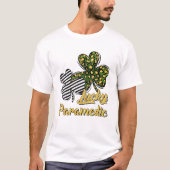 St Patrick's Day Lucky Paramedic Clover Shamrock Tシャツ (正面)