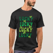 St Patricks Day Lucky Saint Paddys Pattys Men Wome Tシャツ (正面)