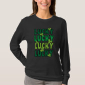 St Patricks Day Lucky Saint Paddys Pattys Men Wome Tシャツ (正面)
