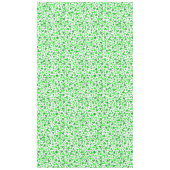 St Patrick's Day Lucky Shamrocks Confetti Pattern テーブルクロス (正面)