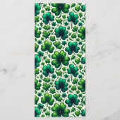 St patricks day menu メニュー (裏面)