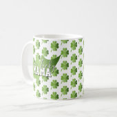 St Patricks Day One Lucky Mom コーヒーマグカップ (正面左)