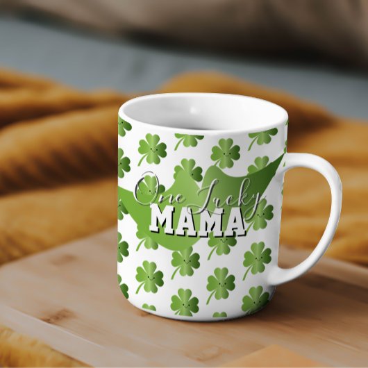 St Patricks Day One Lucky Mom コーヒーマグカップ