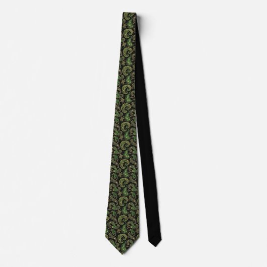 St. Patrick's Day Paisley Custom Necktie ネクタイ (正面)