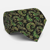 St. Patrick's Day Paisley Custom Necktie ネクタイ (ロール)