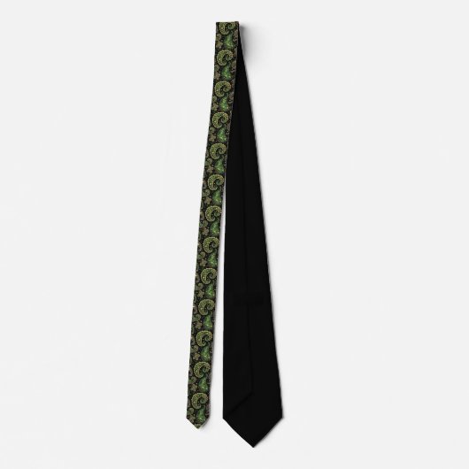 St. Patrick's Day Paisley Custom Necktie ネクタイ (裏面)