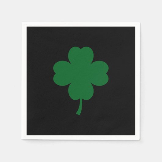 St. Patrick's Day Paper Napkins スタンダードカクテルナプキン (正面)