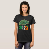 St Patrick's Day Parade 2023 Irish Flag Shamrock L Tシャツ (正面フル)