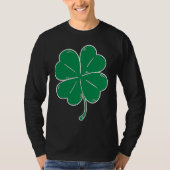 St Patrick's Day Parade Solo Clover Lucky Leaf Dri Tシャツ (正面)