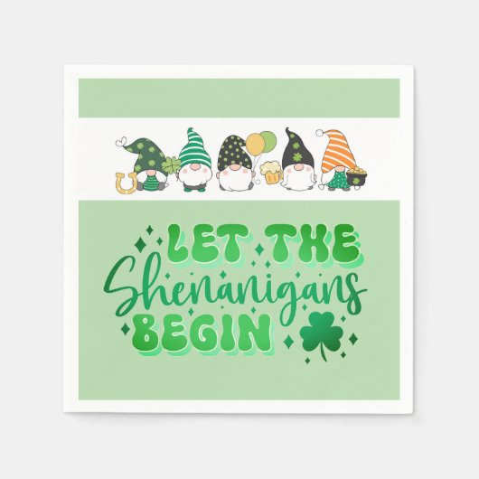 St Patrick's Day party  スタンダードカクテルナプキン (正面)