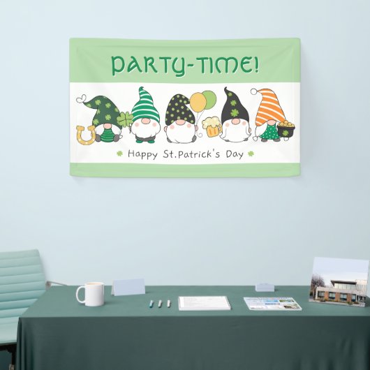 St Patrick's Day party banner 横断幕 (トレードショー)
