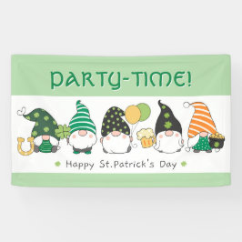 St Patrick's Day party banner 横断幕