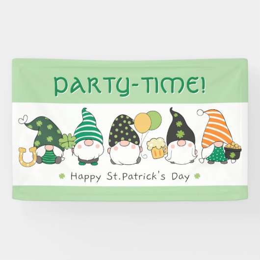 St Patrick's Day party banner 横断幕 (横)
