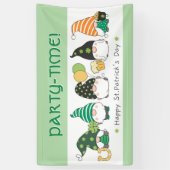 St Patrick's Day party banner 横断幕 (縦)