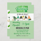 St. Patrick's Day Party flat invitation (正面/裏面)