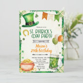 St. Patrick's Day Party Invitation 招待状 (スタンド正面)