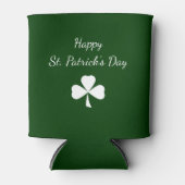 St. Patrick's Day Party Irish Shamrock Green 缶クーラー (正面)