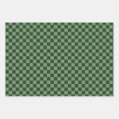 St Patricks Day Pattern Dark Green Cheers Shamrock ラッピングペーパーシート (正面3)