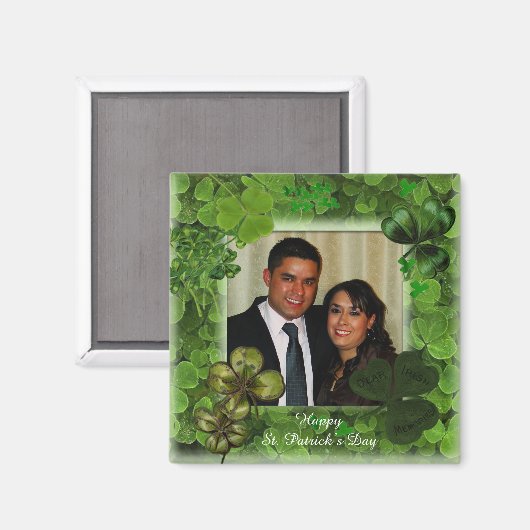St. Patrick's Day Photo マグネット (正面/裏面)
