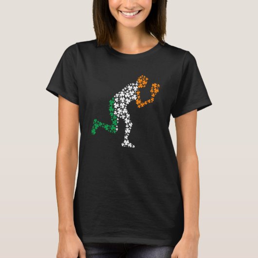 St Patricks Day Pickleball Player Irish C Tシャツ (正面)