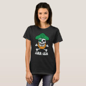 St Patricks Day Pirate Arrish Saint Paddys Men Boy Tシャツ (正面フル)
