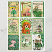 St Patrick's Day Pocket Cards ATCカード (正面)