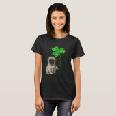 St Patricks Day Pug My Lucky Charm Tシャツ (正面フル)