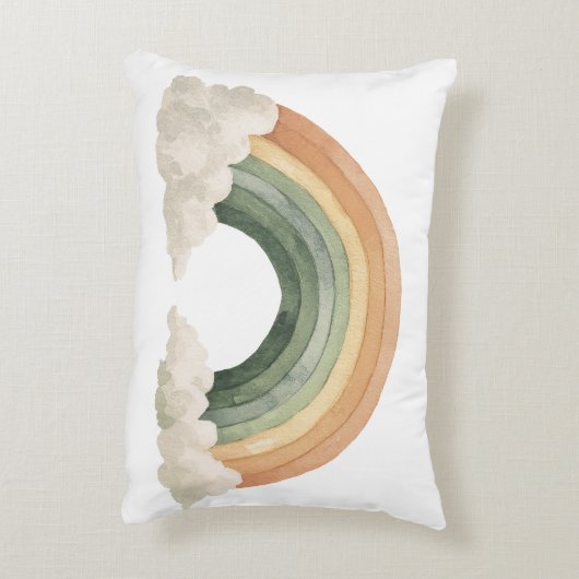  St Patrick's Day Rainbow アクセントクッション (裏面(縦))