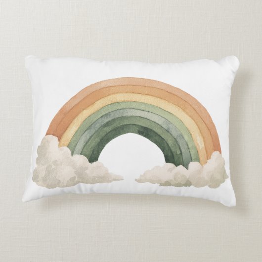  St Patrick's Day Rainbow アクセントクッション (裏面)