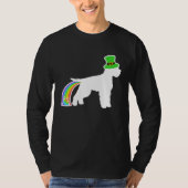 St Patrick's Day Rainbow Dog  Lagotto Romagnolo Tシャツ (正面)