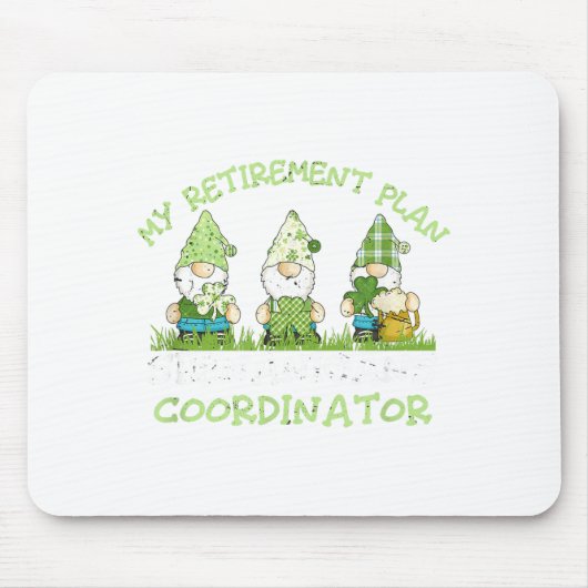 St Patrick's Day Retirement Irish Retiring Party S マウスパッド (正面)