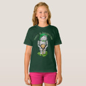 St Patrick's Day Robo-x9 With Pot of Gold Tシャツ (正面フル)